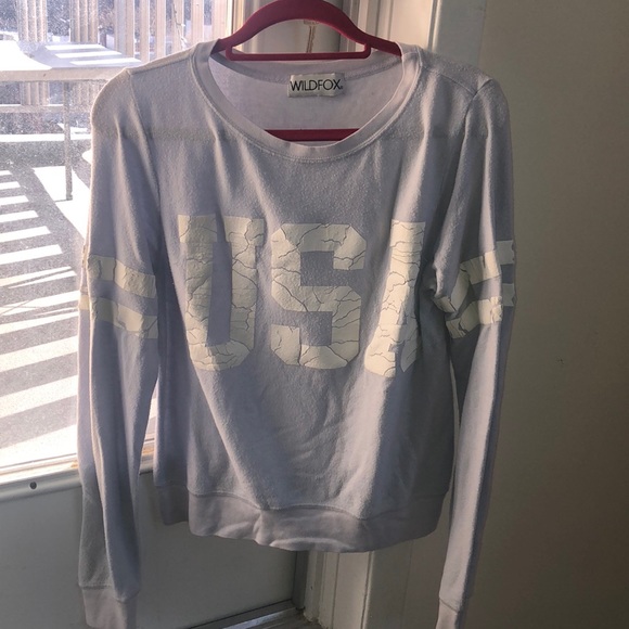 Wildfox light blue USA sweatshirt - Picture 2 of 4